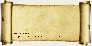 Tijana Tankosić vizit kartica